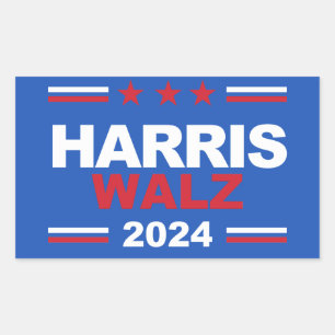 Harris Walz 2024 Rectangular Sticker