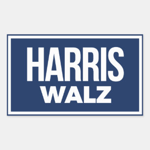 Harris Walz 2024 Rectangular Sticker