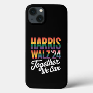 Harris Walz 2024 Together We Can Election LGBTQIA  iPhone 13 Case