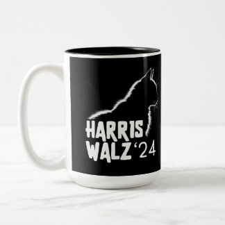 Harris Walz 2024 Two-Tone Coffee Mug