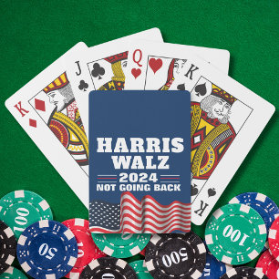 Harris Walz 2024 Vote Democrat Playing Cards