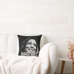 HARRIS-WALZ 2024 WE ARE NOT GOING BACK CUSHION