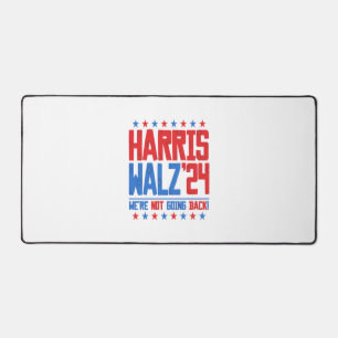 HARRIS WALZ 2024 - We're Not Going Back Desk Mat