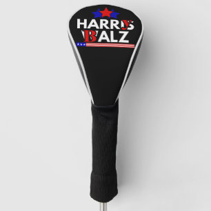 Harris Walz 24 Harry Balz 2024 Meme Democratics Golf Head Cover