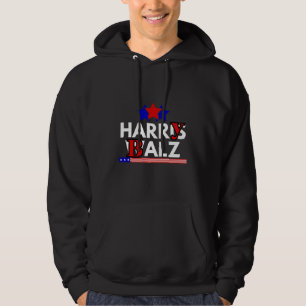 Harris Walz 24 Harry Balz 2024 Meme Democratics Hoodie