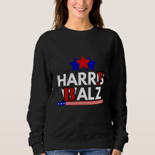 Harris Walz 24 Harry Balz 2024 Meme Democratics Sweatshirt