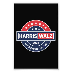 Harris Walz 24 Kamala Harris Madam President 2024  Photo Print