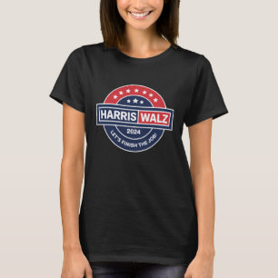 Harris Walz 24 Kamala Harris Madam President 2024  T-Shirt