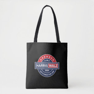 Harris Walz 24 Kamala Harris Madam President 2024 Tote Bag