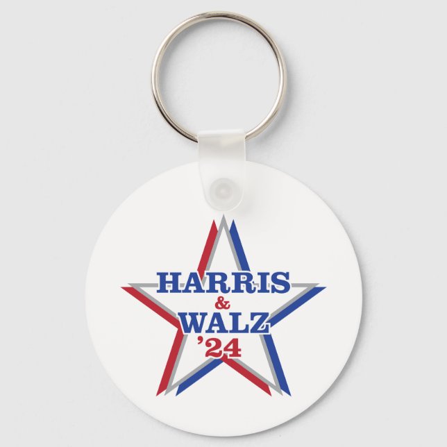 HARRIS & WALZ '24 keychain (Front)