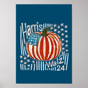 Harris Walz 24 Poster