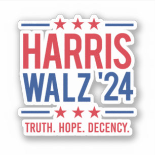 Harris Walz '24 - Truth Hope Decency