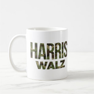 Harris Walz Camouflage 2024 Coffee Mug