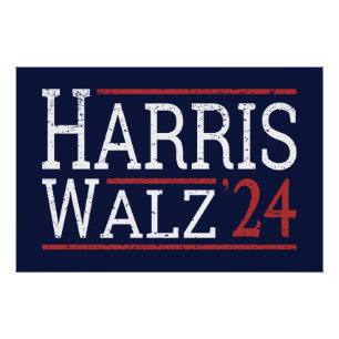 Harris Walz Election 2024 I Poster