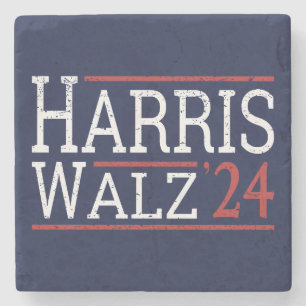 Harris Walz Election 2024 I Stone Coaster