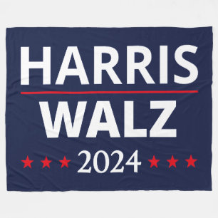 Harris Walz Election 2024 III Fleece Blanket