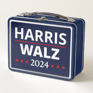 Harris Walz Election 2024 III Metal Lunch Box