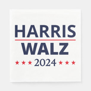 Harris Walz Election 2024 III Napkin