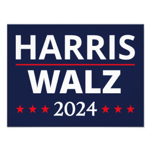 Harris Walz Election 2024 III Photo Print