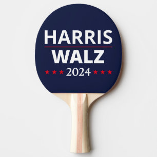 Harris Walz Election 2024 III Ping Pong Paddle