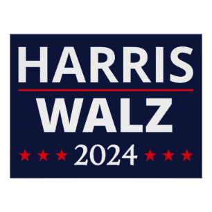 Harris Walz Election 2024 III Poster