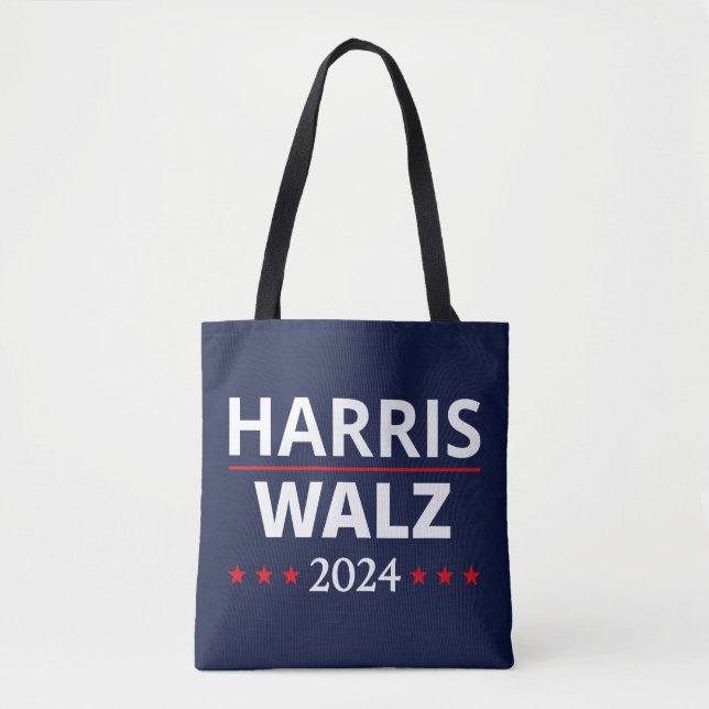 Harris Walz Election 2024 III Tote Bag (Front)