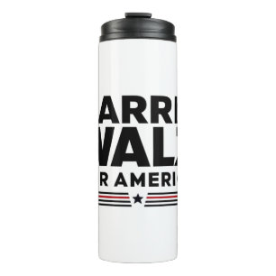 harris walz for america thermal tumbler