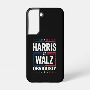 Harris Walz Obviously Harris Waltz 2024 Election Samsung Galaxy Case