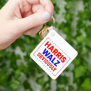 Harris Walz Obviously Kamala Harris for President Key Ring