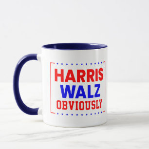 Harris Walz Obviously Kamala Harris for President Mug