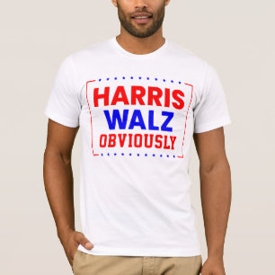 Harris Walz Obviously Kamala Harris for President T-Shirt