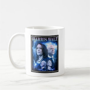 Harris Walz Retro 90s Style Coffee Mug
