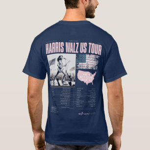 Harris Walz US Tour Kamala Wins Inauguration T-Shirt