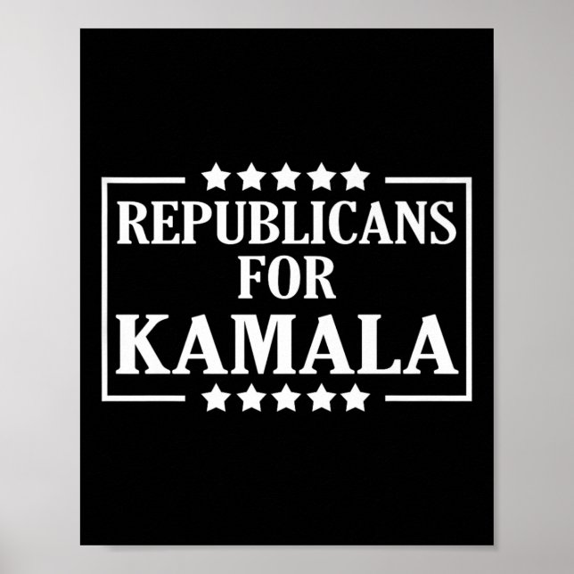 Harris Walz Waltz 2024 Republicans For Kamala  Poster (Front)