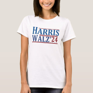Harris Walz Waltz 2024 Retro Vintage T-Shirt