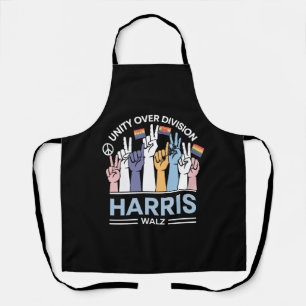 Harris Walz Waltz 2024 Unity Over Division Apron