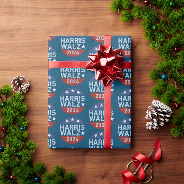 Harris Walz Waltz Harris Walz Wrapping Paper (Holiday Gift)
