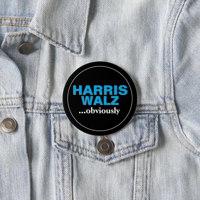 HARRIS WALZ Yard Campaign 7.5 Cm Round Badge (In Situ)