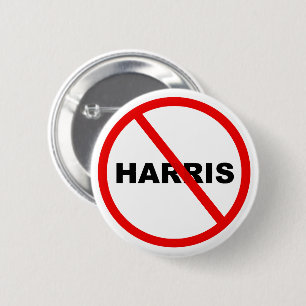 Harris Warning Don't Go There! 6 Cm Round Badge
