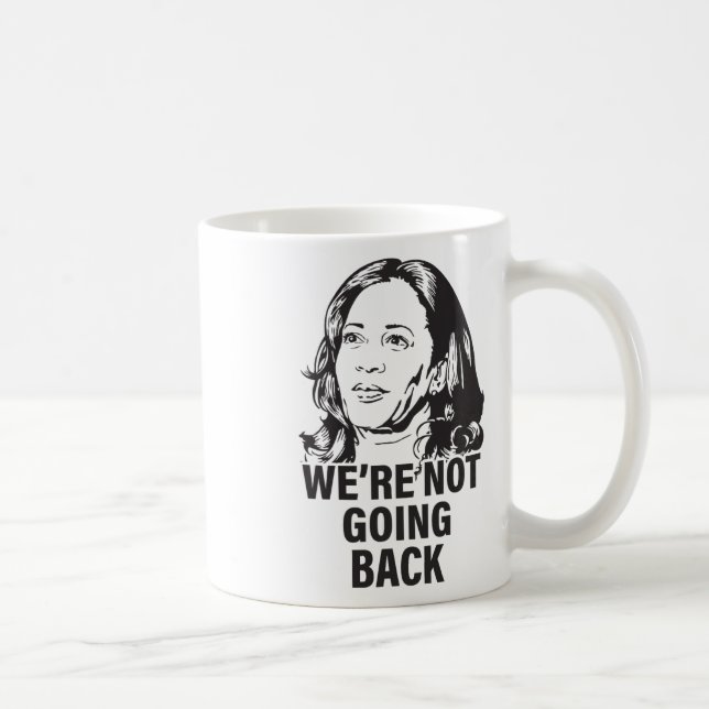 Harris We're Not Going Back 2024  Coffee Mug (Right)