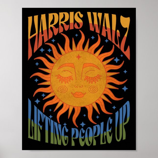 Harris Wheimer 2024 Lifting People Up Kamala Harri Poster (Front)