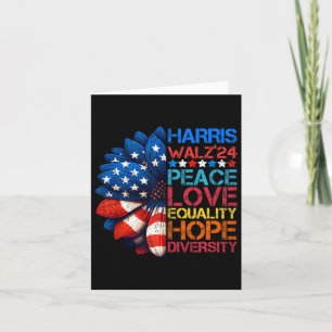 Harris Wheimer 2024 Peace Love Equality Hope Diver Card