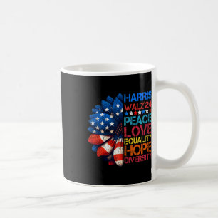 Harris Wheimer 2024 Peace Love Equality Hope Diver Coffee Mug