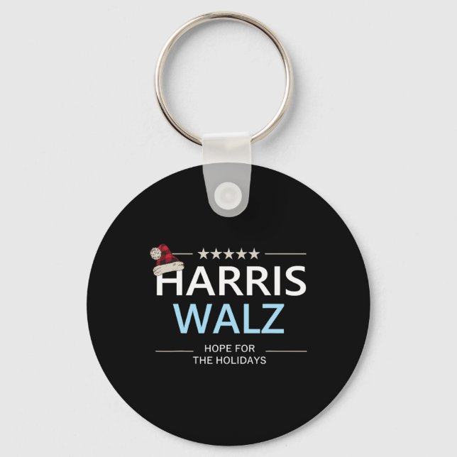 Harris Wheimer Christmas Hope For The Holidays Dem Key Ring (Front)