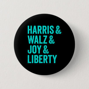 Harris Wheimer Joy Liberty - Harris Waltz 2024 Ret 6 Cm Round Badge