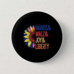 Harris Wheimer Joy Liberty - Harris Waltz 2024 Ret 6 Cm Round Badge