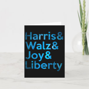 Harris Wheimer Joy Liberty - Harris Waltz 2024 Ret Card