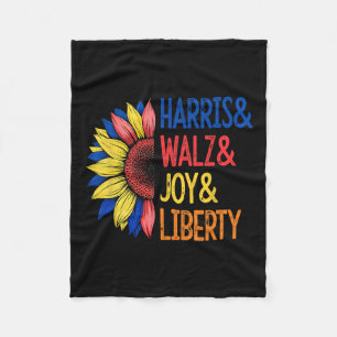 Harris Wheimer Joy Liberty - Harris Waltz 2024 Ret Fleece Blanket
