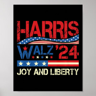 Harris Wheimer Joy Liberty - Harris Waltz 2024 Ret Poster