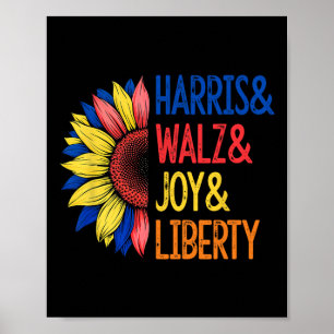 Harris Wheimer Joy Liberty - Harris Waltz 2024 Ret Poster